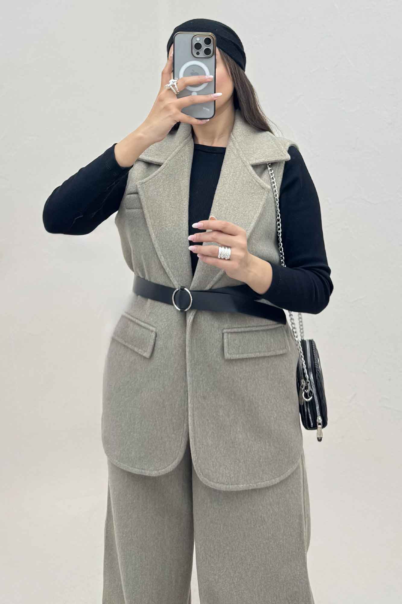 ست وست و شلوار فوتر آستردار ونورا