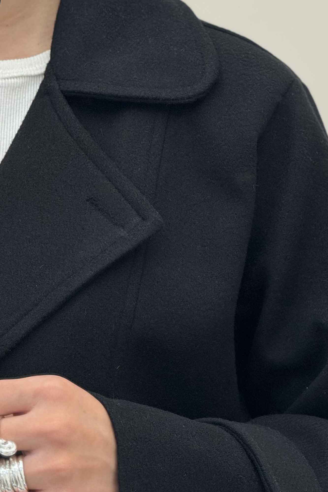 پالتو فوتر یقه متحرک جلو دوخت LONA (آستردار)