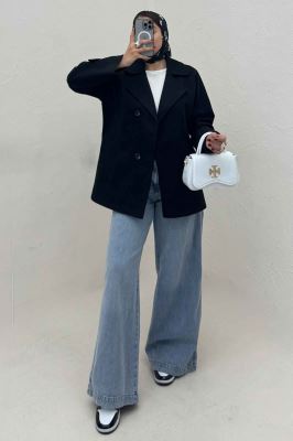 پالتو فوتر یقه متحرک جلو دوخت LONA (آستردار)