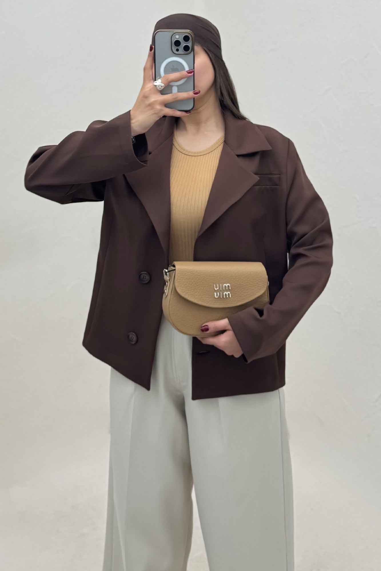 کت مازراتی کمر ساسون کاپوچینو