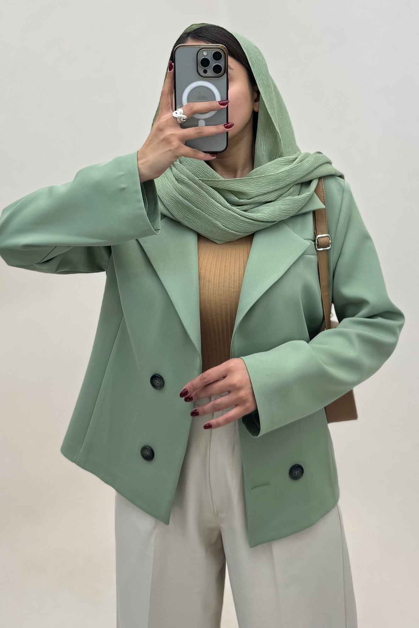 کت مازراتی کمر ساسون کاپوچینو