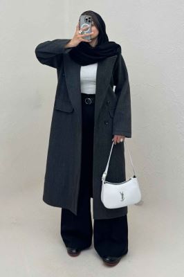 پالتو بلند موهر آستردار OXFORD