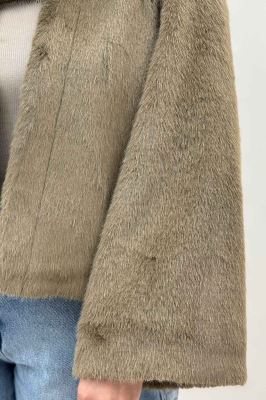 کت پوست آستردار مینیمال