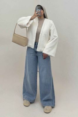 کت پوست آستردار مینیمال