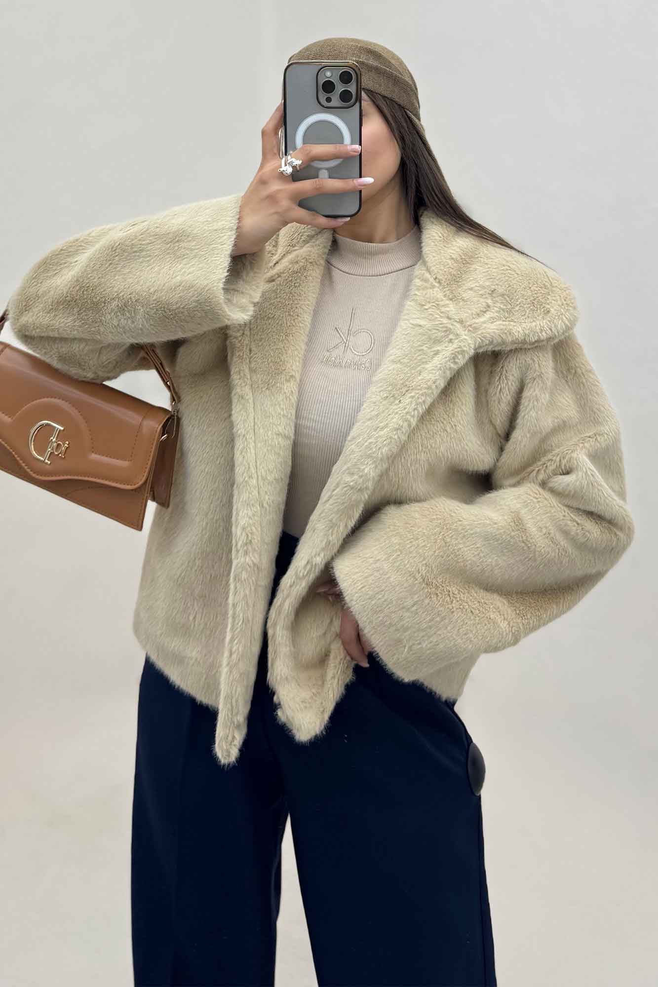 کت پوست آستردار BORDEX