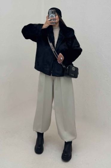 کت پوست آستردار BORDEX