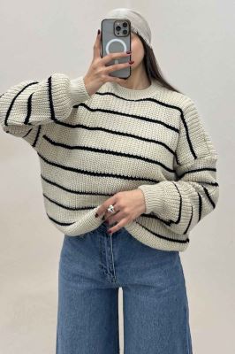 بلوز بافت راه راه کد 536