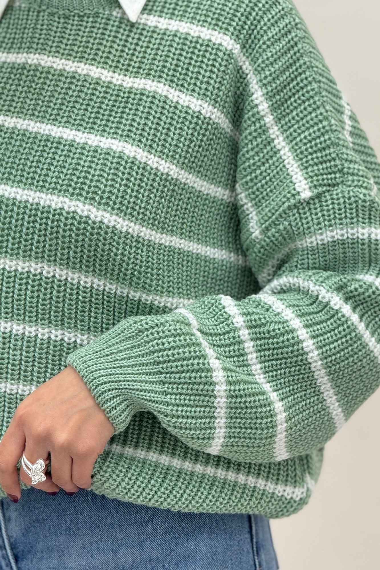 بلوز بافت راه راه کد 536