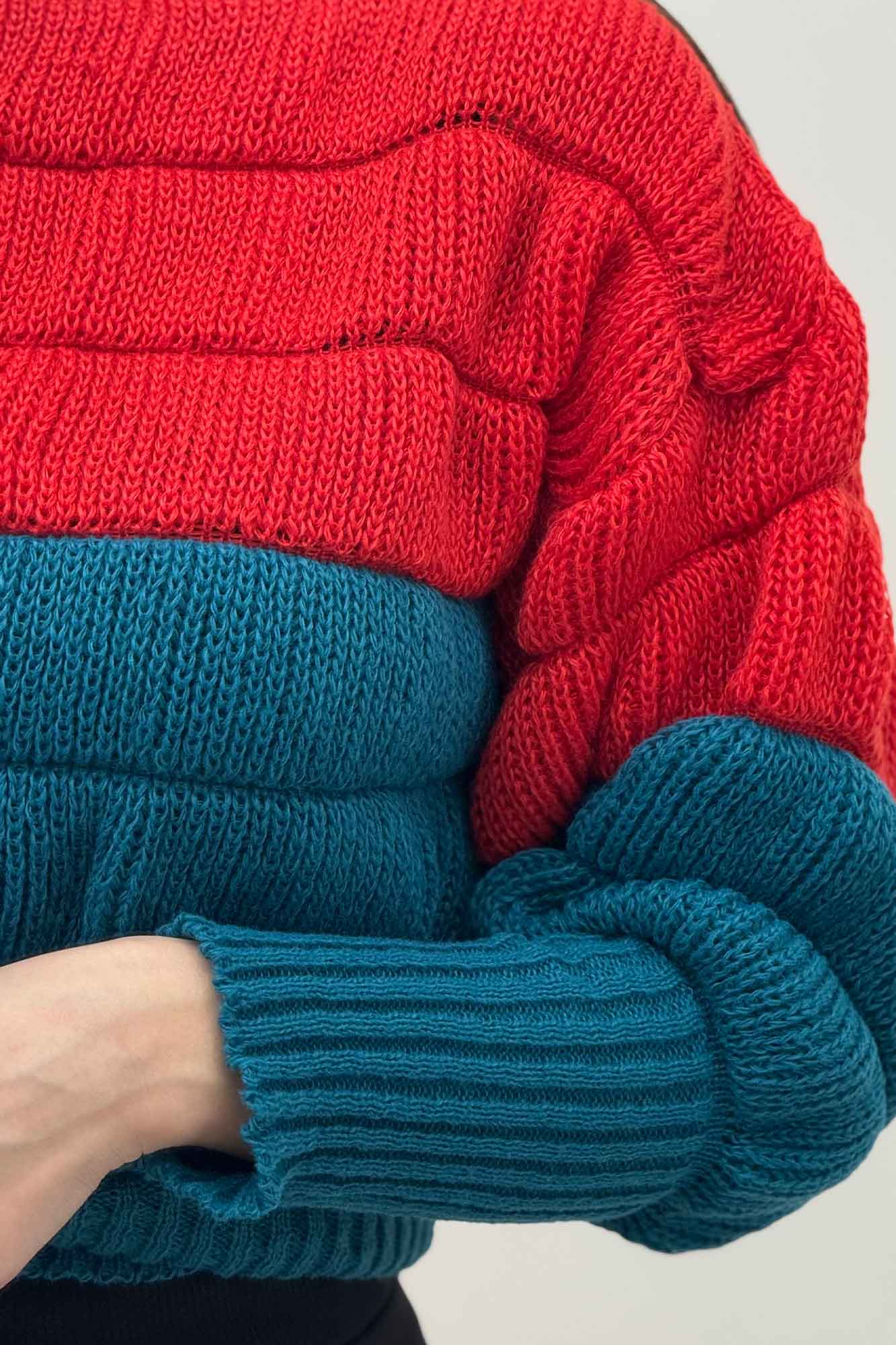 بلوز بافت توت فرنگی یلدایی