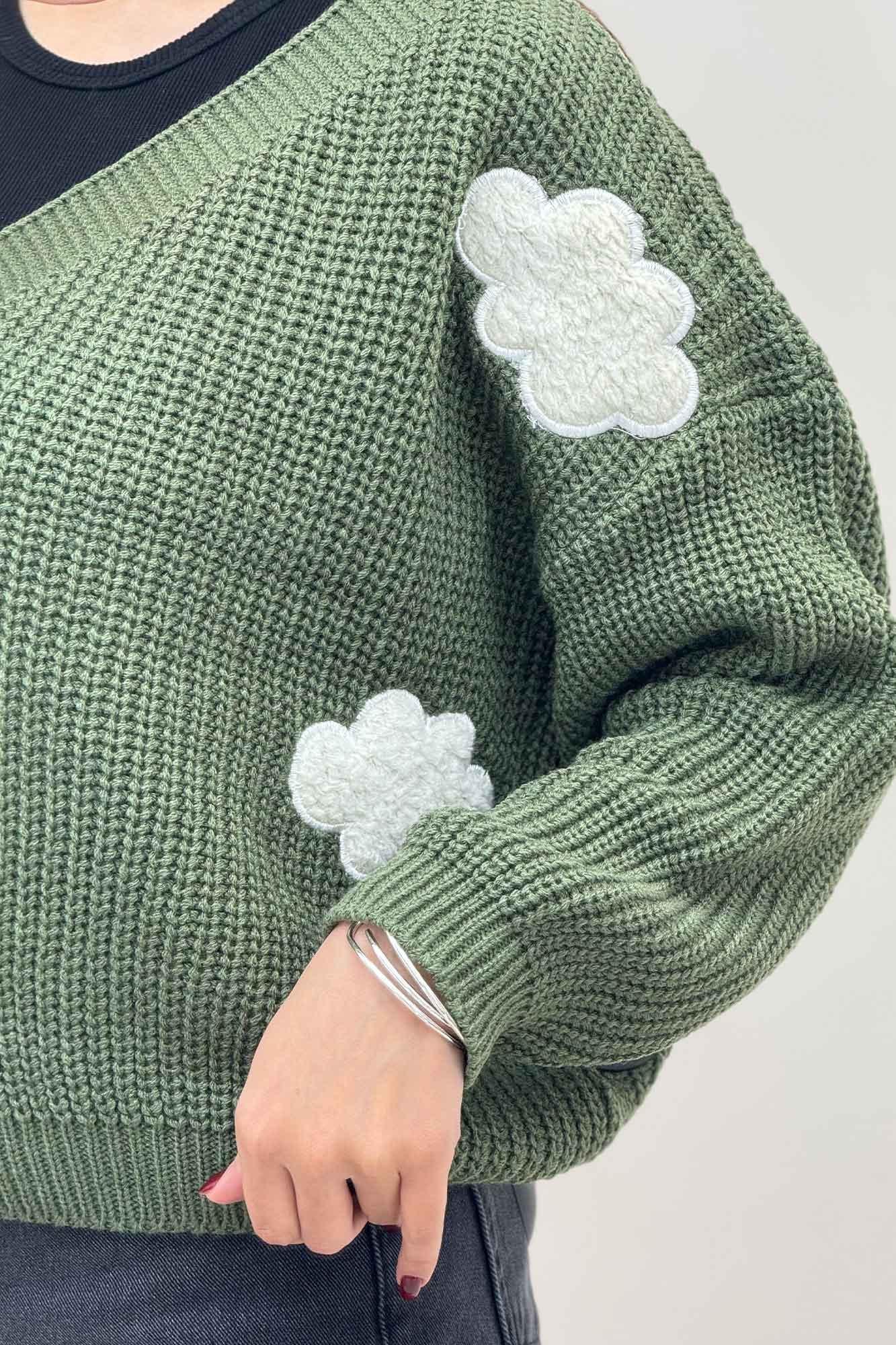 ژاکت دکمه دار بافت ابری