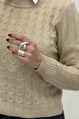 بلوز بافت طرح پیچک کد 167