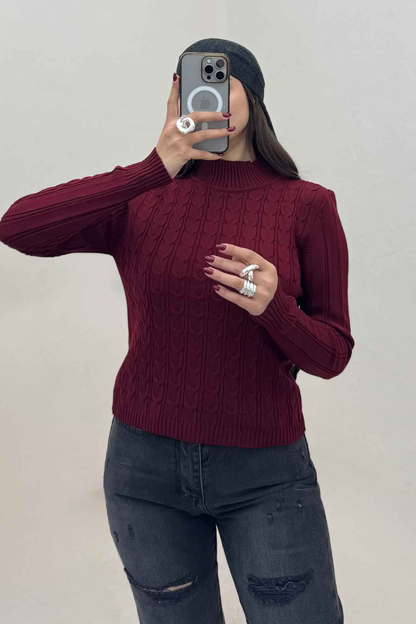 بلوز بافت طرح پیچک کد 167