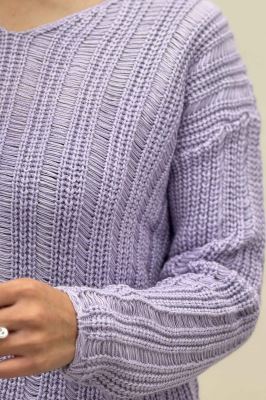 بلوز بافت درشت یقه هفت