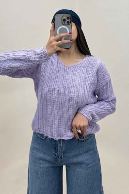 بلوز بافت درشت یقه هفت