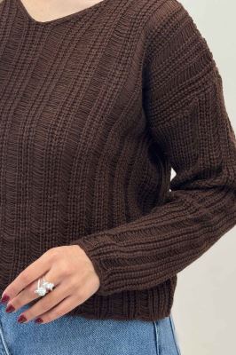 بلوز بافت درشت یقه هفت