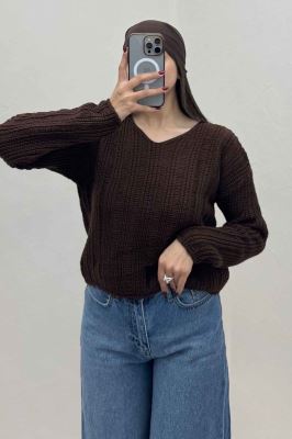 بلوز بافت درشت یقه هفت