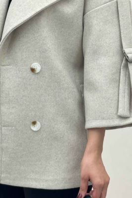 کت یقه پهن فوتر آستین سگک دار EXPORT