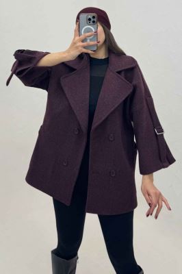 کت یقه پهن فوتر آستین سگک دار EXPORT