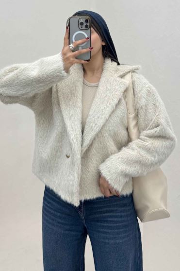 کت خر شاین دار تک دکمه با آستر