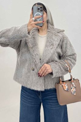 کت خر شاین دار تک دکمه با آستر