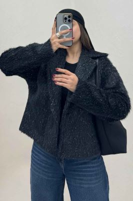 کت خر شاین دار تک دکمه با آستر