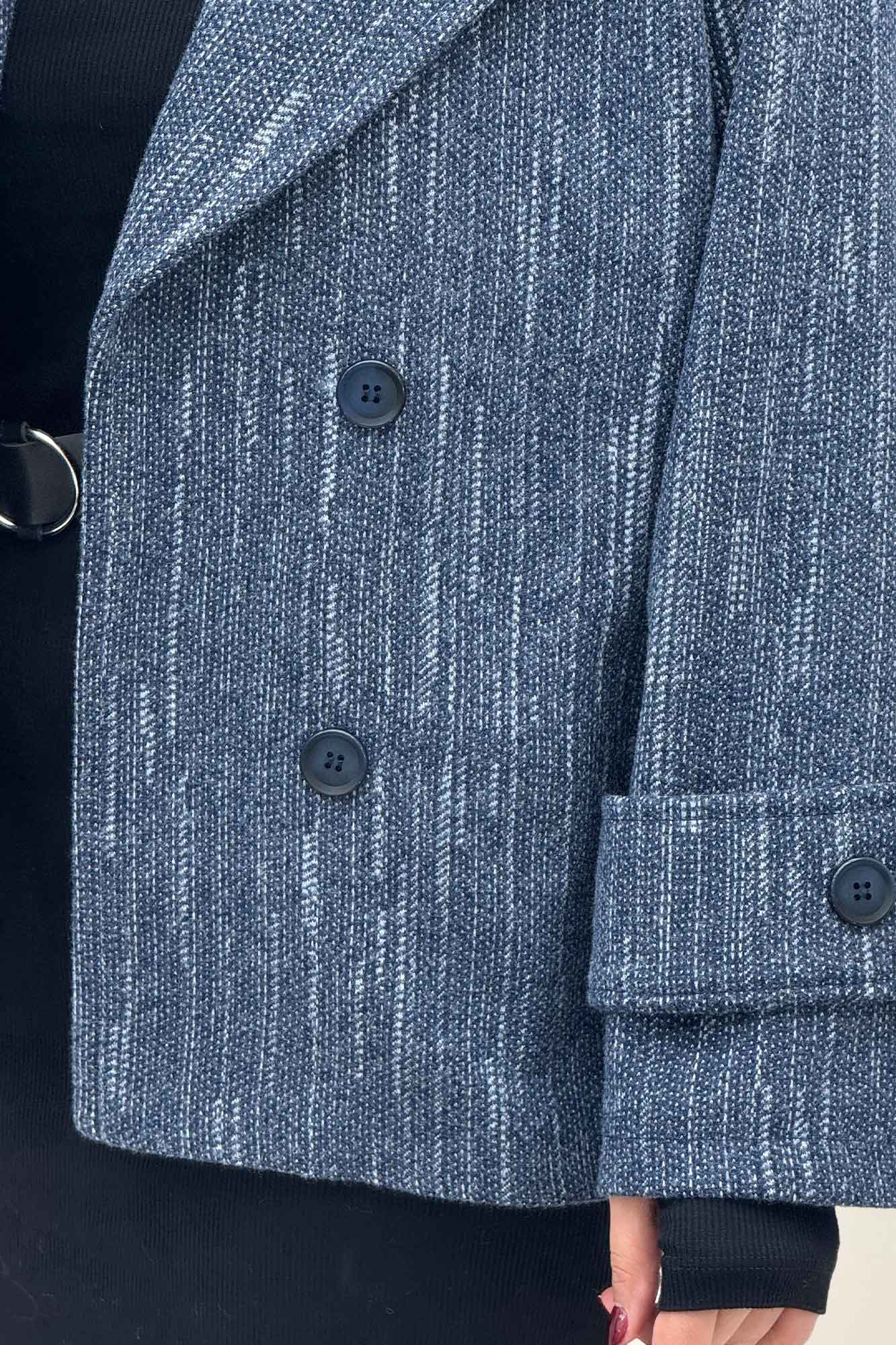 کت فوتر خط چین آستردار چهار دکمه