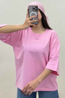 تیشرت ساده باکسی روبان کد 301