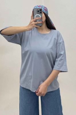 تیشرت ساده باکسی روبان کد 301