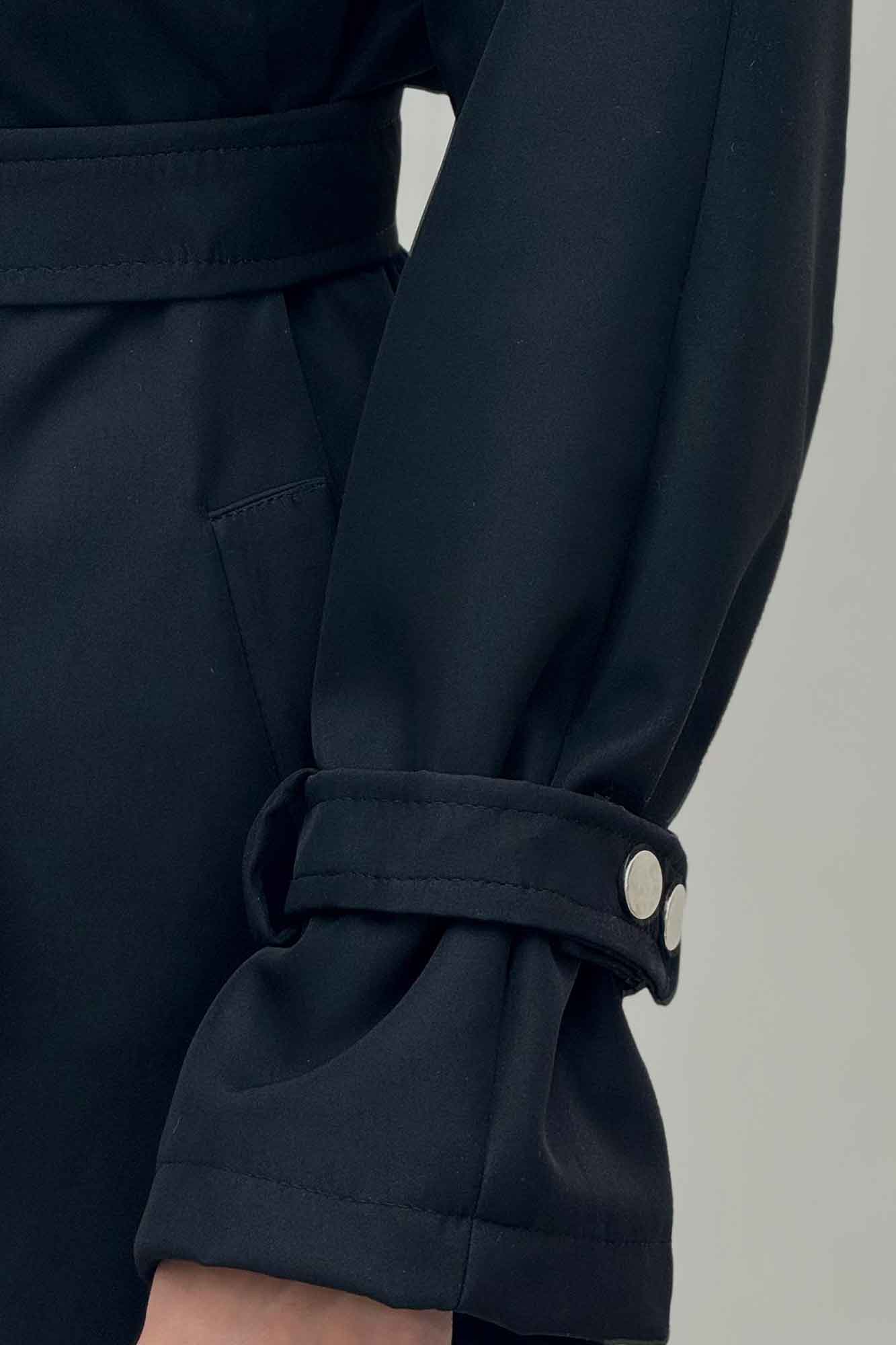 بارانی بلند آستردار آستین پاگن