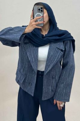 کت فوتر خط چین آستردار در جیب پیله