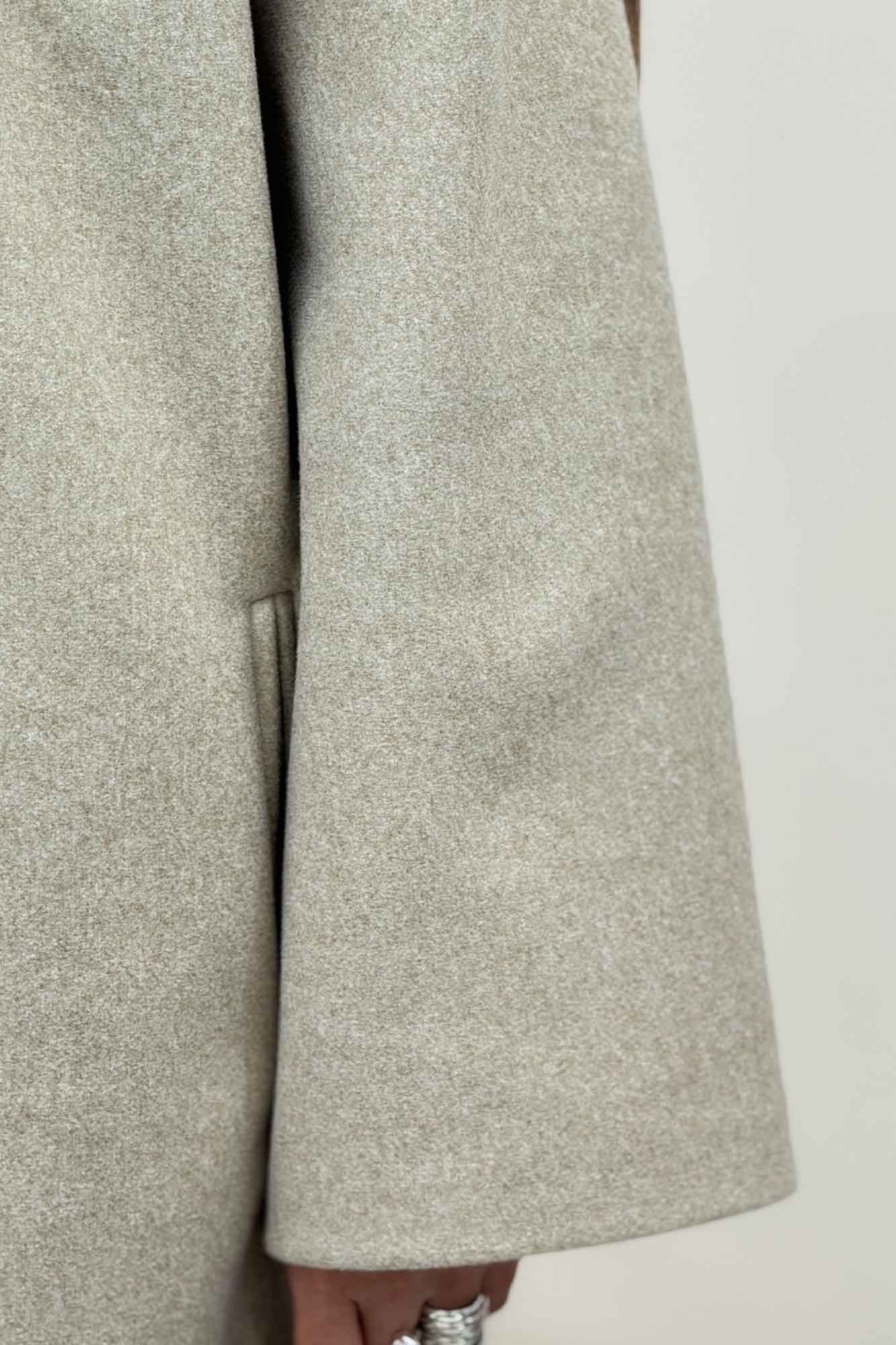 پالتو فوتر بلند پشت چاکدار FASHION