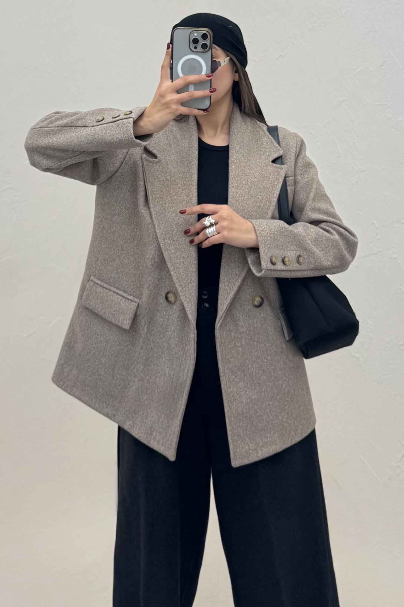 پالتو فوتر سه جیب آستردار آدیا