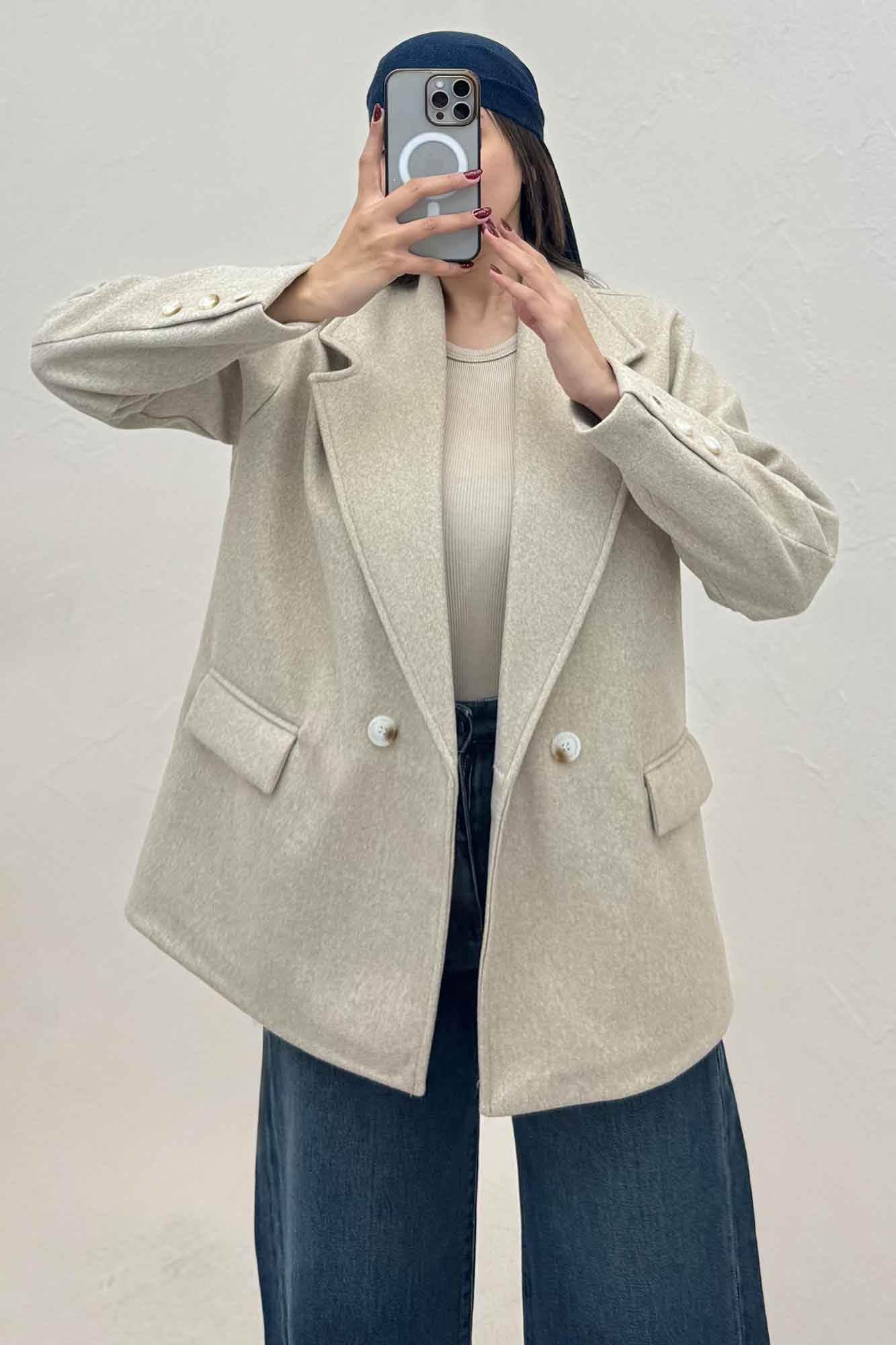 پالتو فوتر سه جیب آستردار آدیا