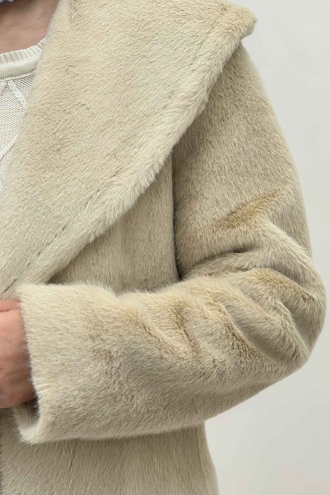 کت پوست آستردار یقه شالی