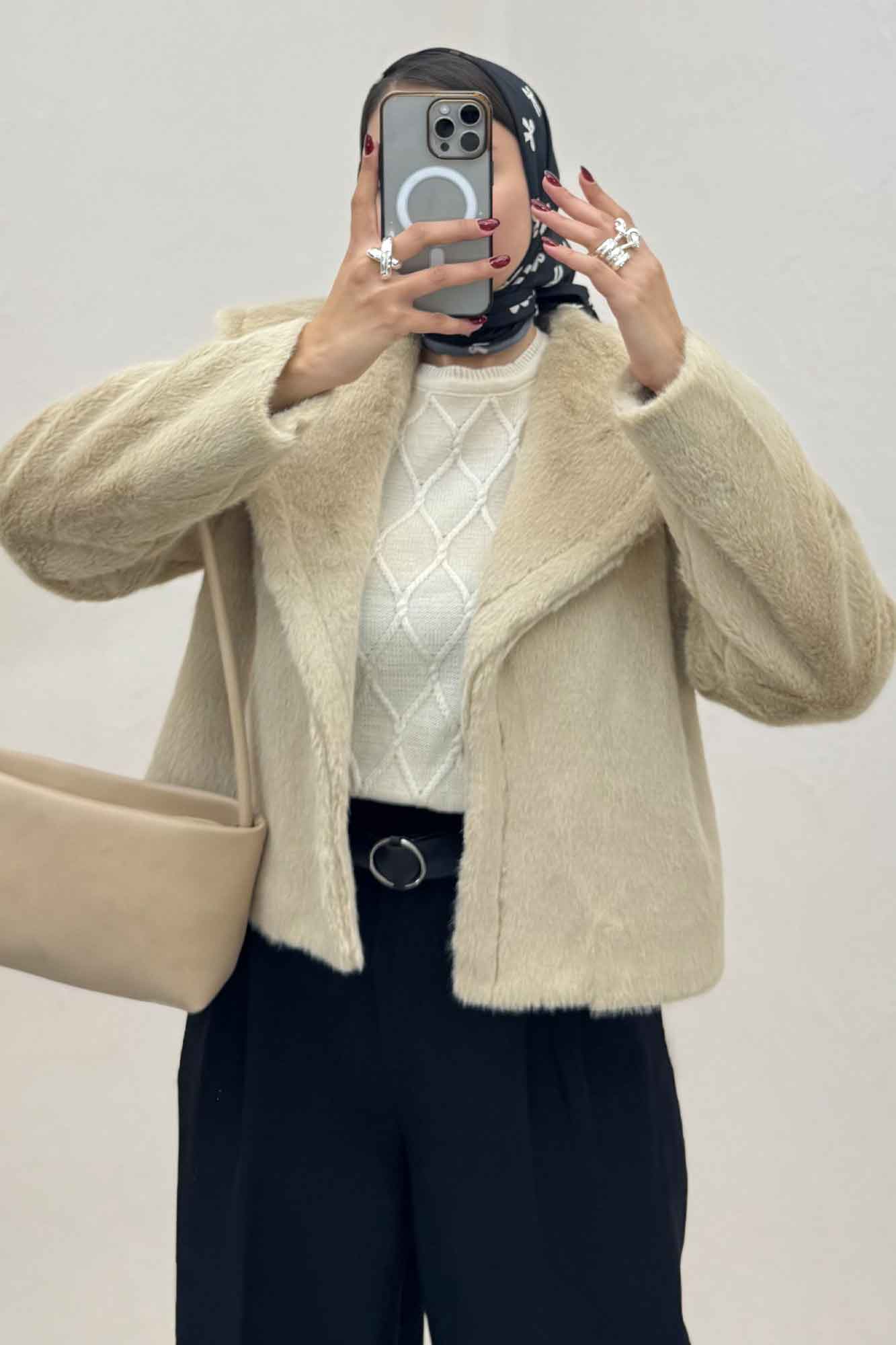 کت پوست آستردار DIOK