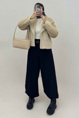 کت پوست آستردار DIOK