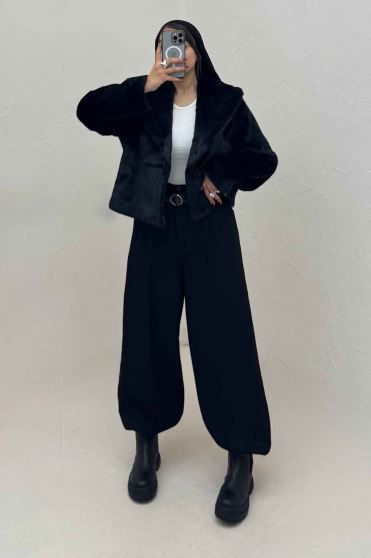 کت پوست آستردار DIOK