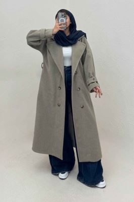 پالتو فوتر کشمیر آستردار سر آستین بند