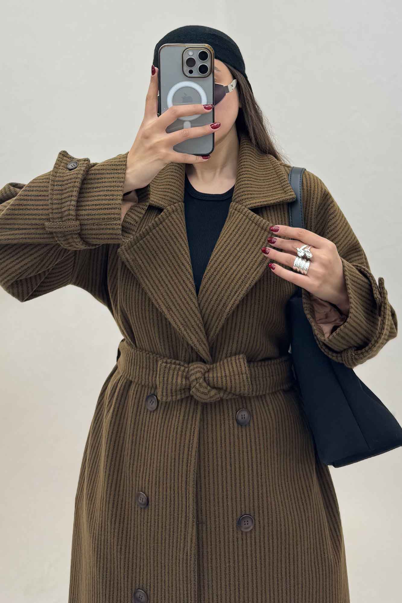 پالتو فوتر زنجیری آستردار سر آستین بند