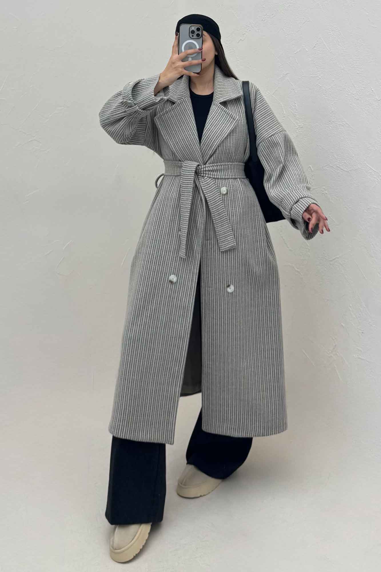 پالتو فوتر زنجیری آستردار سر آستین بند