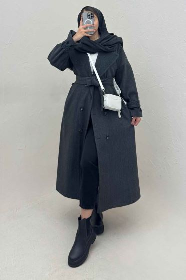 پالتو موهر آستردار سر آستین بند