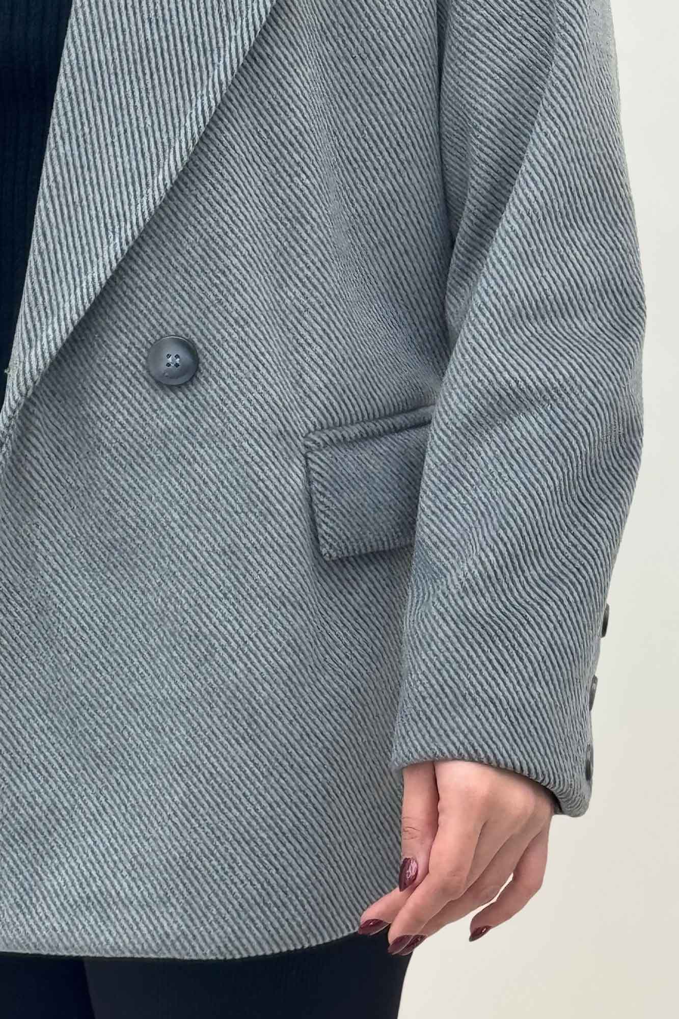 کت فوتر کجراه مخملی آستردار سه جیب 