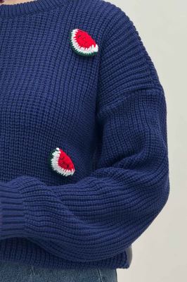 بلوز بافت یلدایی طرح هندوانه