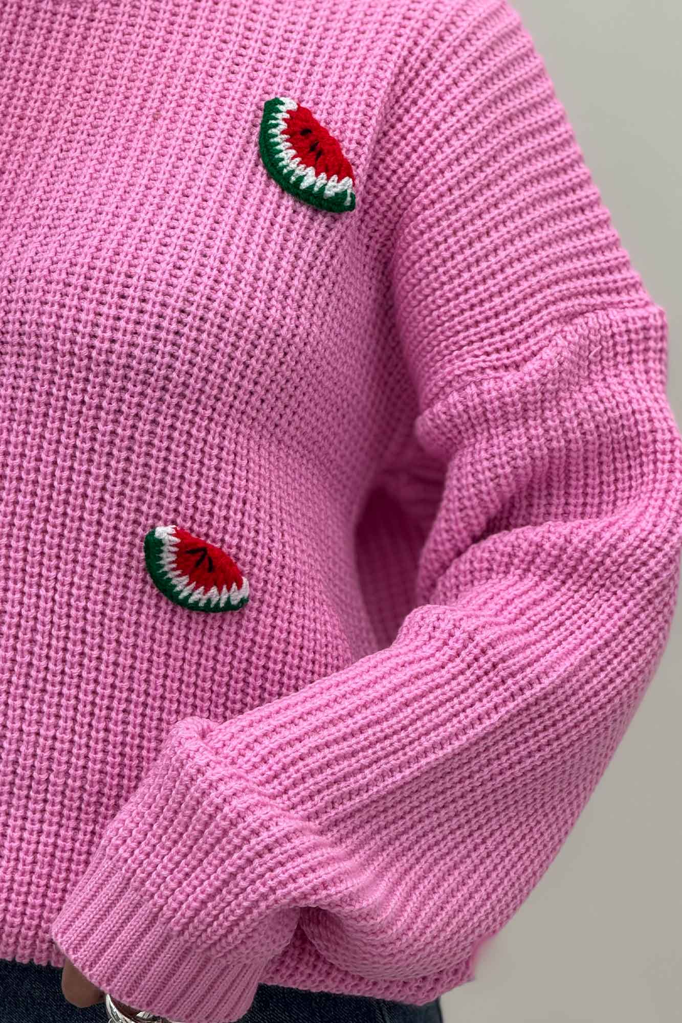 بلوز بافت یلدایی طرح هندوانه