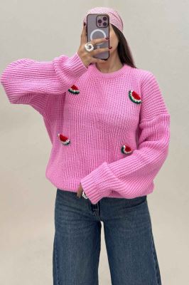 بلوز بافت یلدایی طرح هندوانه