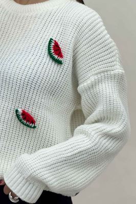 بلوز بافت یلدایی طرح هندوانه