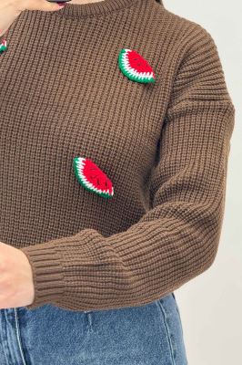 بلوز بافت یلدایی طرح هندوانه