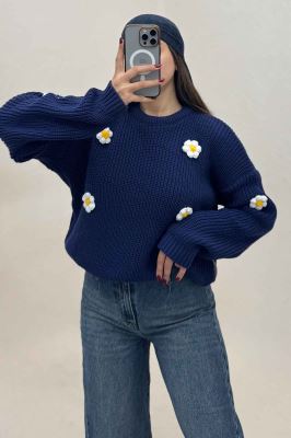 بلوز بافت طرح برجسته بابونه