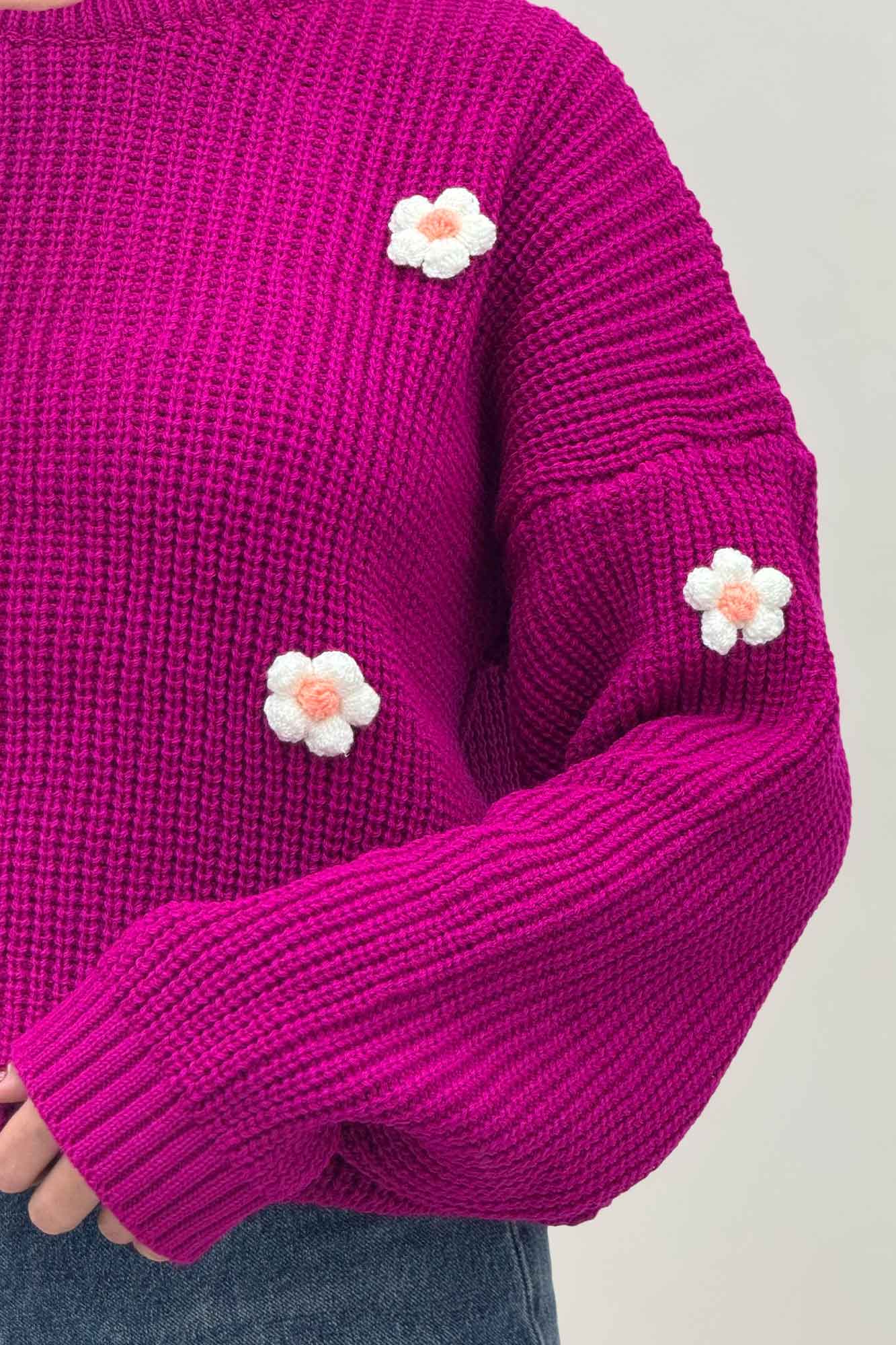 بلوز بافت طرح برجسته بابونه