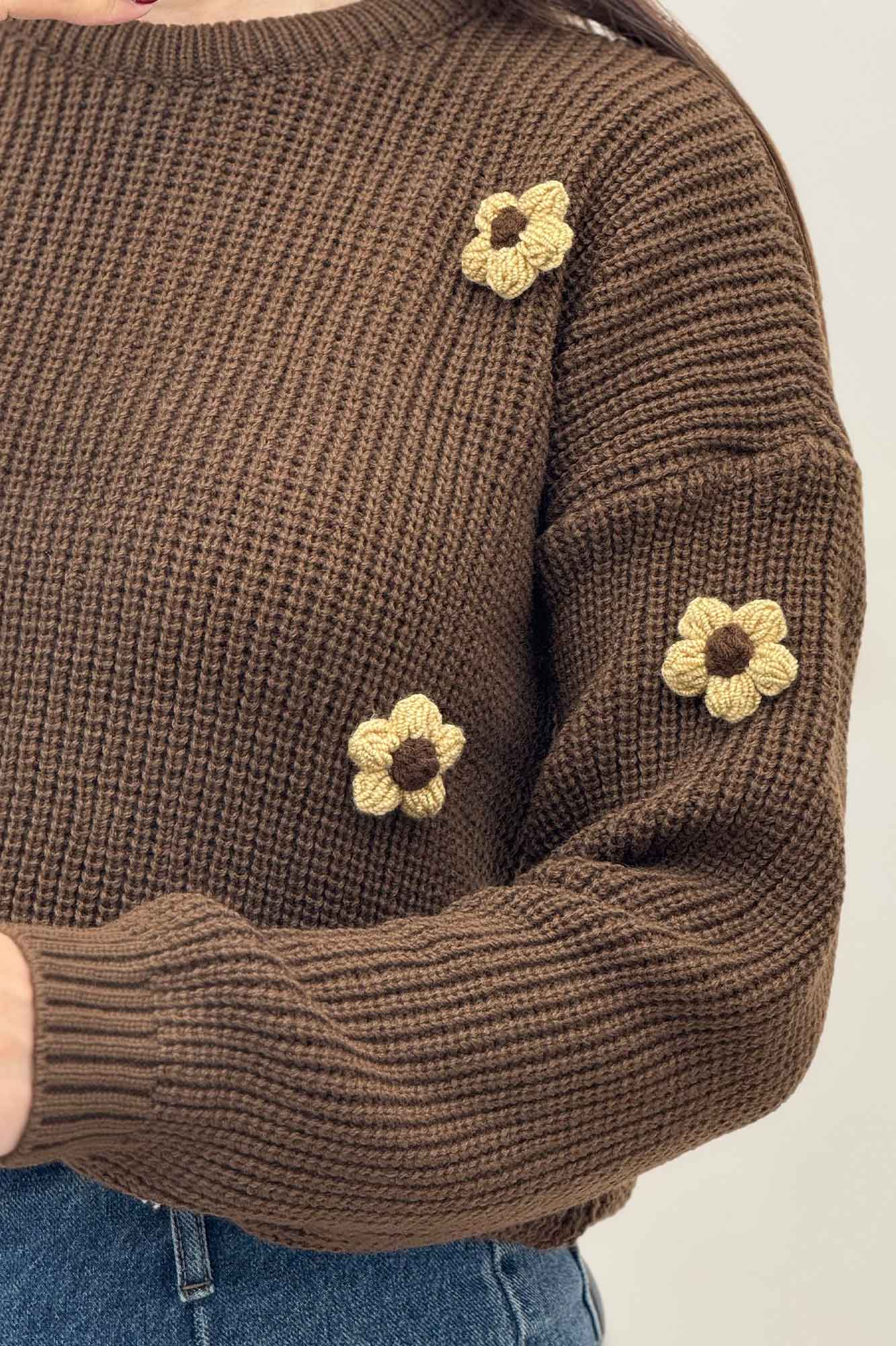 بلوز بافت طرح برجسته بابونه